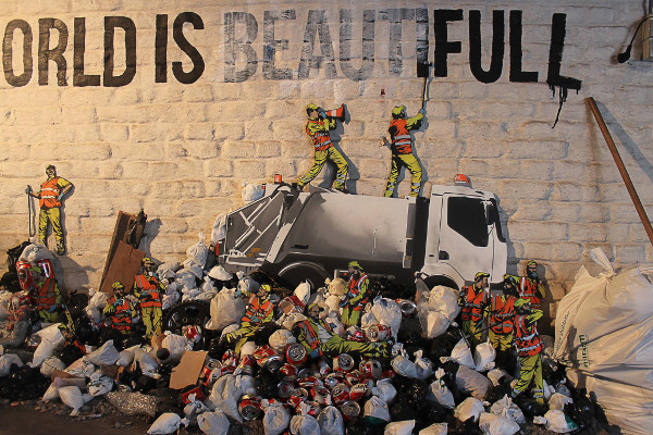 Jaune: приключения миниатюрных мусорщиков на уличных фресках