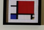 Кадры видео от Джона Рольфа о создании панно из кубиков LEGO