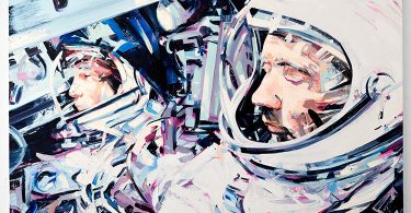 Абстрактная живопись Майкла Кагана: изображение проступает на расстоянии и «рассыпается» вблизи
