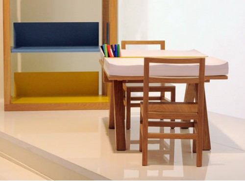 Всегда вместе - функциональный набор мебели для двух детей Foglio & Cuscino