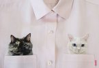 Очаровательные вышивки на рубашках от Хироко Кубота