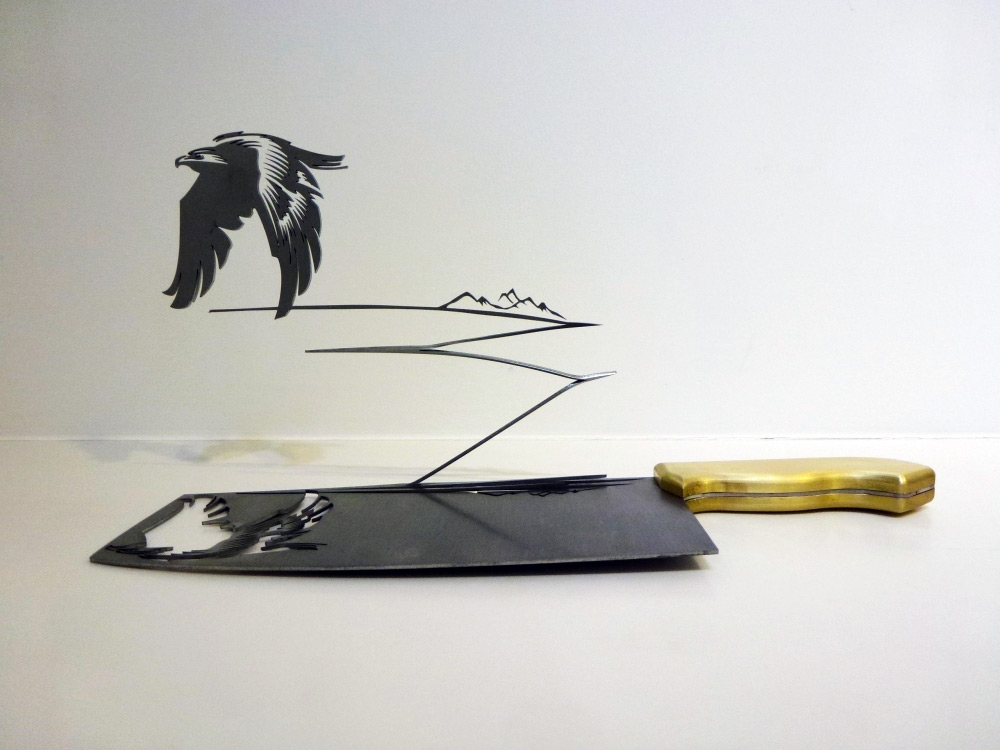 «Тень от ножей»: серия металлических фигурок от Ли Хунбо