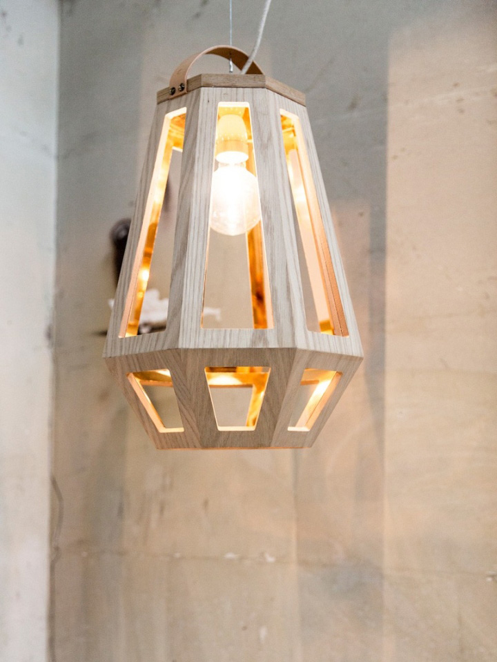Восхитительный деревянный светильник из коллекции ZUID от Françoise Oostwegel