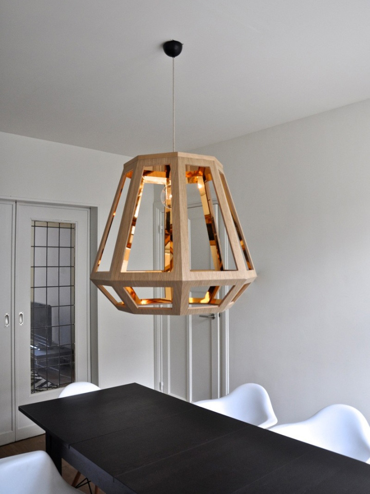 Шикарный деревянный светильник из коллекции ZUID от Françoise Oostwegel