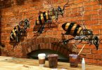 Хороший улей: креативный подход уличного художника Мэттью Уилли к спасению медоносных пчёл