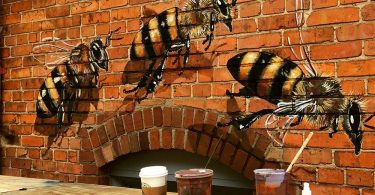 Хороший улей: креативный подход уличного художника Мэттью Уилли к спасению медоносных пчёл