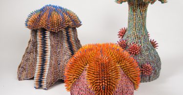 Дженнифер Маэстре: колючие карандашные скульптуры