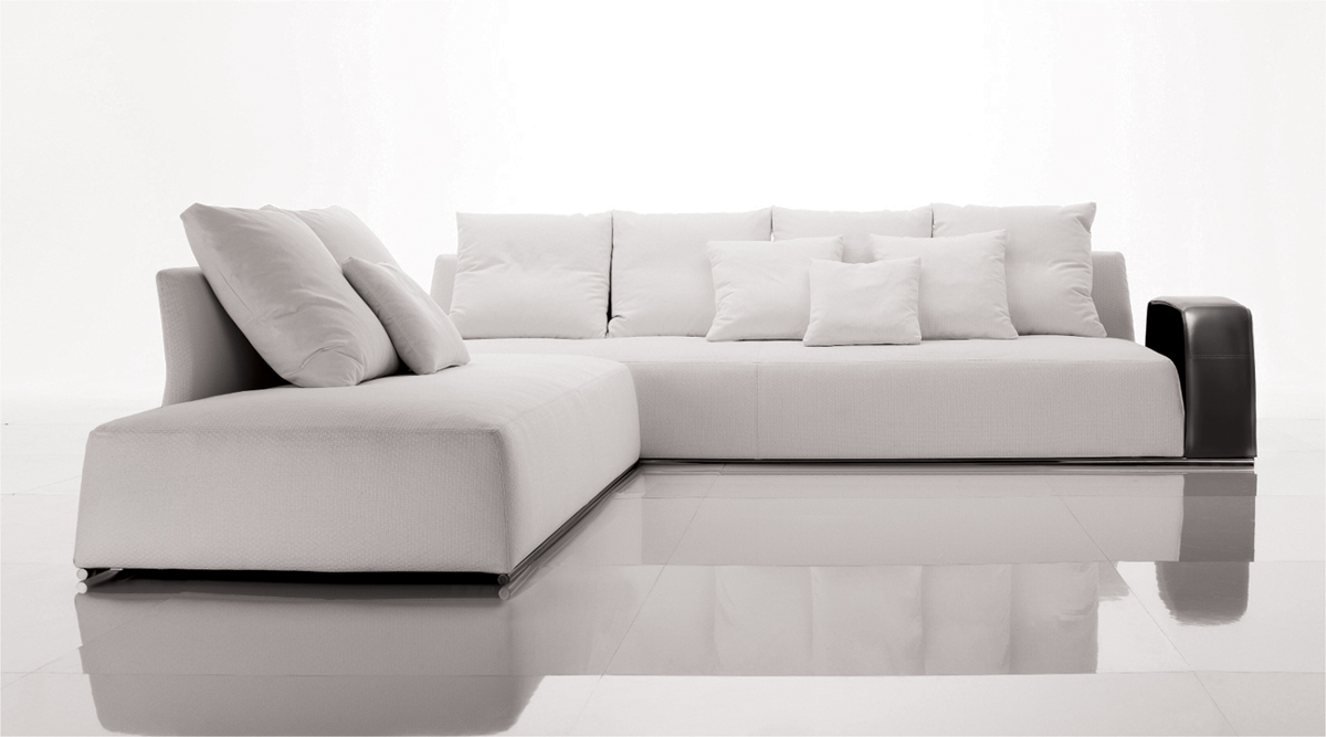Шикарный мягкий угловой диван в интерьере