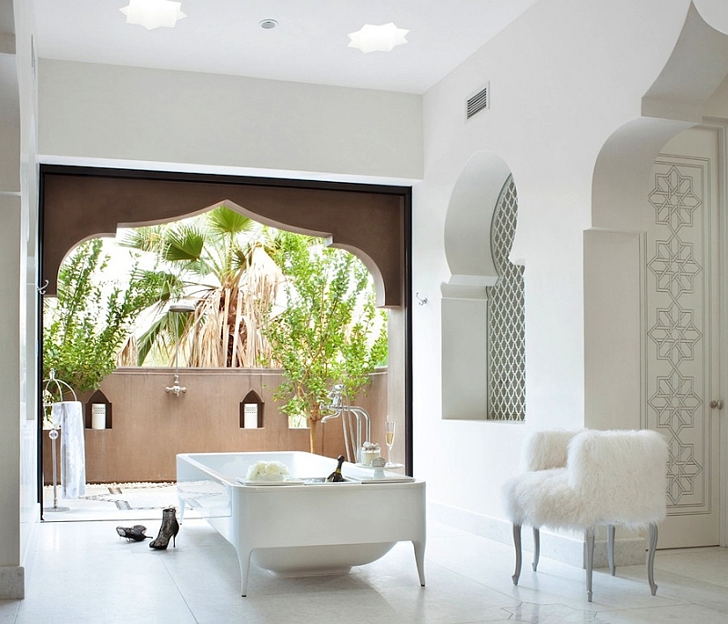 Прекрасная ванная в марокканском стиле