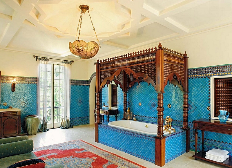 Оригинальная ванная в марокканском стиле