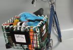 Креативная корзина для велосипеда из переработанных материалов