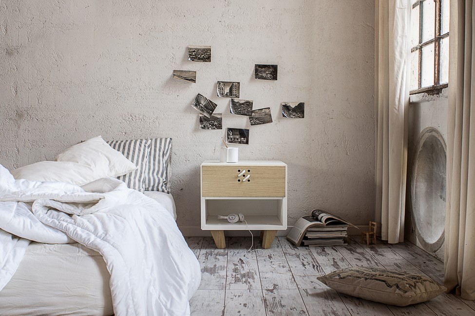 Креативная мебель NODO в спальне от Andrea Brugnera