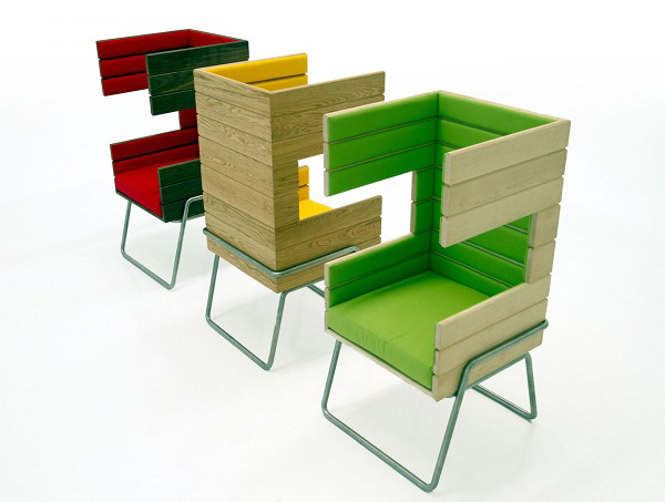 Необычные стулья Gi Booth от Jacob Gomez