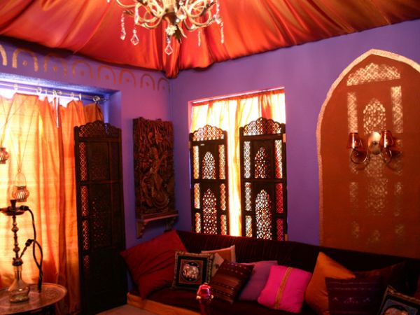 Очаровательное оформление интерьера в марокканском стиле
