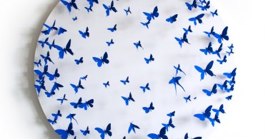 Пол Виллинский: инсталляции с бабочками