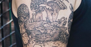 Татуировки от американской художницы Пони Рейнхардт