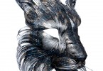 Стальные маски хищных животных от турецкого скульптора Сельчука Йылмаза