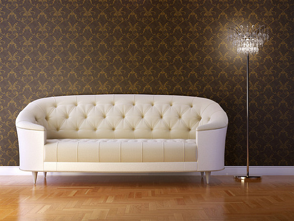 Уникальный диван в гостиной  зоне