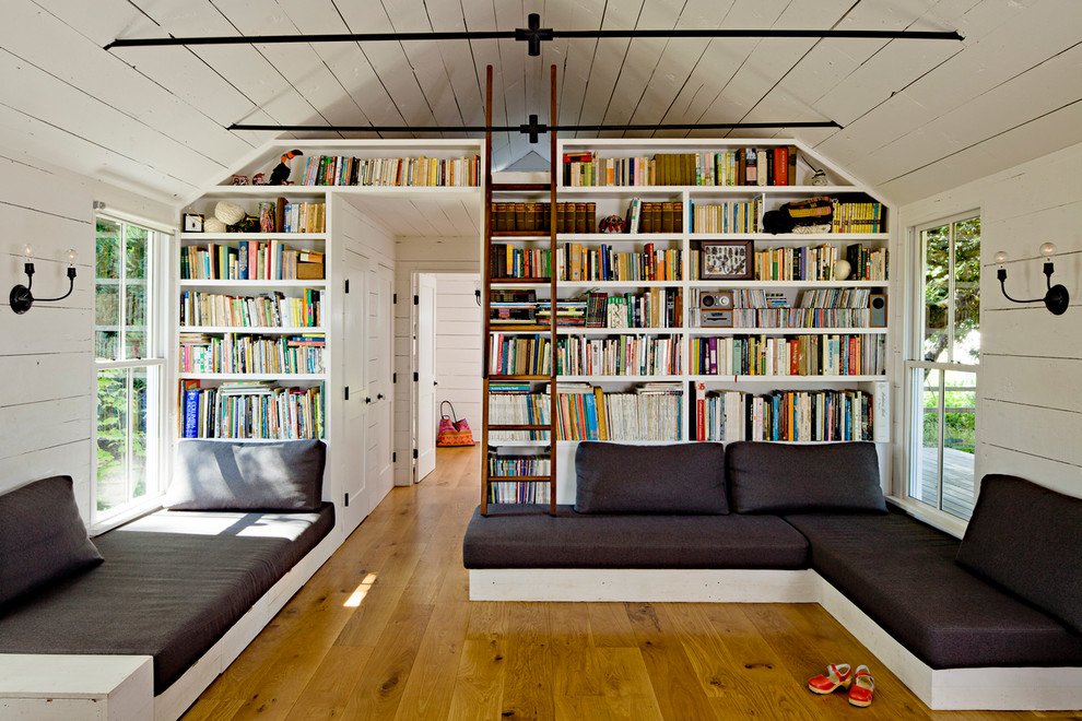 14 очень необычных и стильных способов разместить книги в квартире