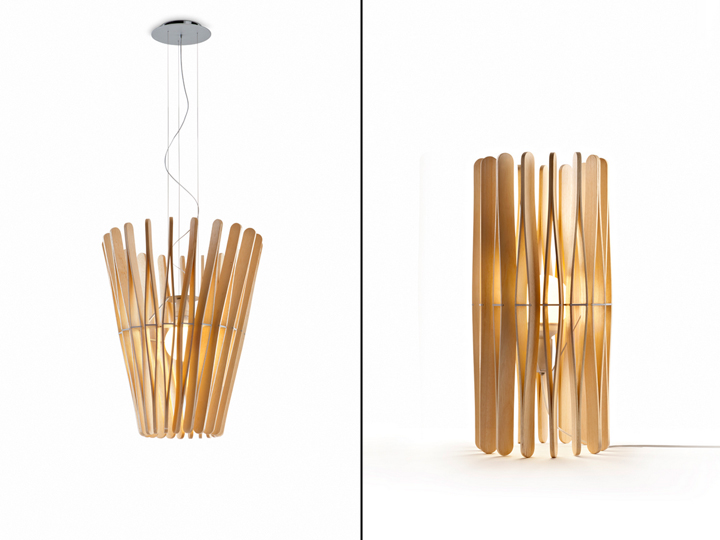 Дизайнерские светильники Stick collection от дизайнера Matali Crasset