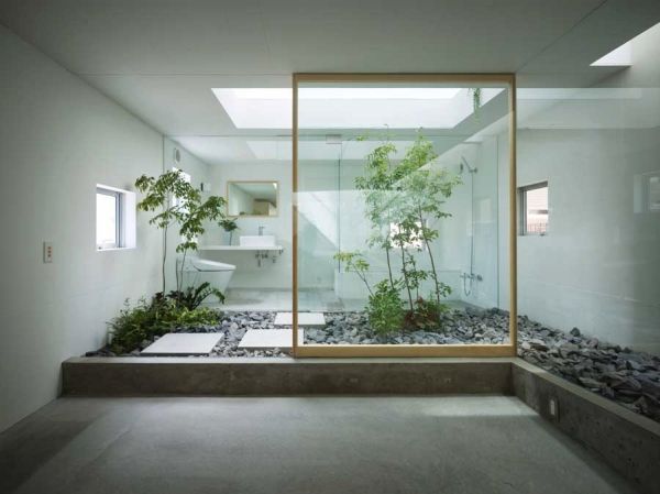 stylish japanese bathroom design ideas 9