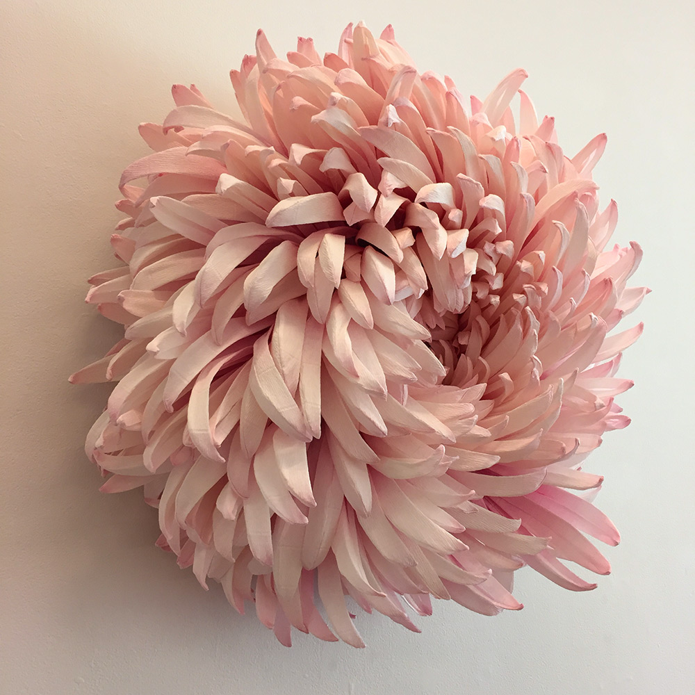 Тиффани Тернер: бумажные цветы в увеличенном масштабе