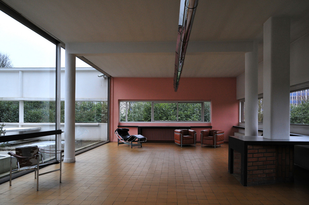Интерьер виллы Savoye  от Le Corbusier`s