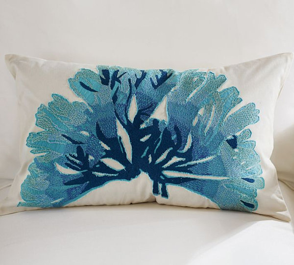 Подушка «Синий коралл»