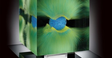 Оптические иллюзии в стеклянных картинах Филфрида Гротенса
