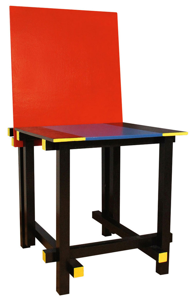 Кресло Red Blue в виде простого стула