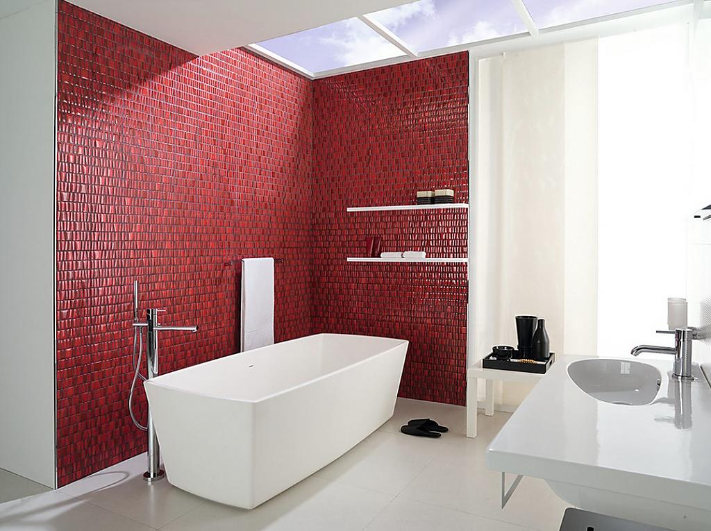 Цветовой контраст в дизайне ванной комнаты