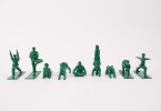 Зелёные пластиковые солдатики из набора Йога Джос
