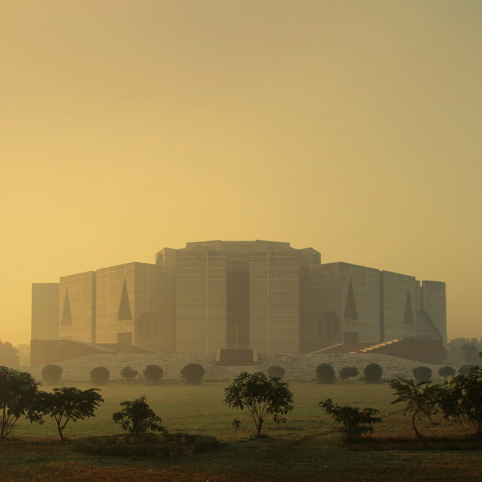 Чудесный парламент Бангладеша от Louis Kahn
